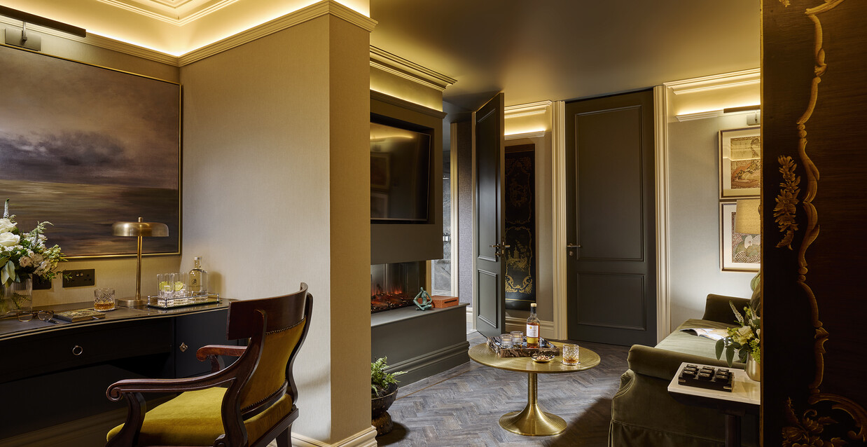 The Kay Suite Sitting Room Randles Hotel