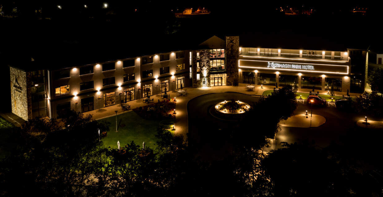 Kiltimagh Park Hotel Exterior at night