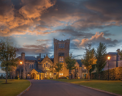 Kilronan Castle Exterior Evening