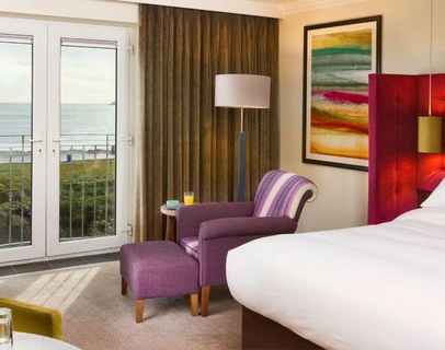 Garryvoe Hotel Seaview Pink Room