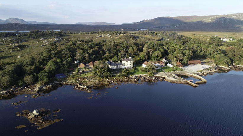 Screebe House Aerial Photo