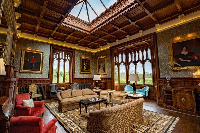 Markree Castle Billiard Room 