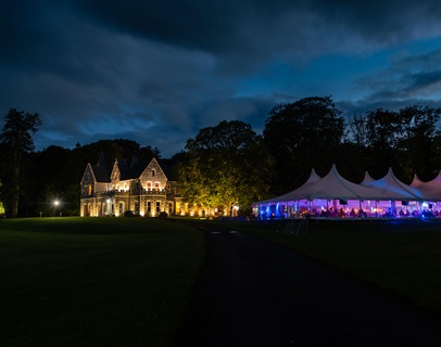 Mount Falcon Exterior At Night
