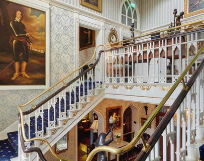 Cabra Castle Hotel Staircase