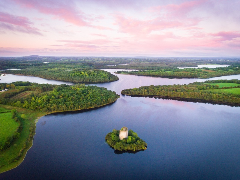 Cloughoughter Castle And Surroundings  Co  Cavan Med